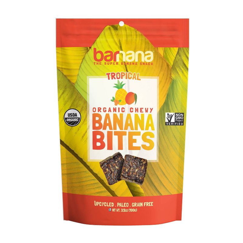 Barnana Organic Tropical Chewy Banana Bites - 3.5oz