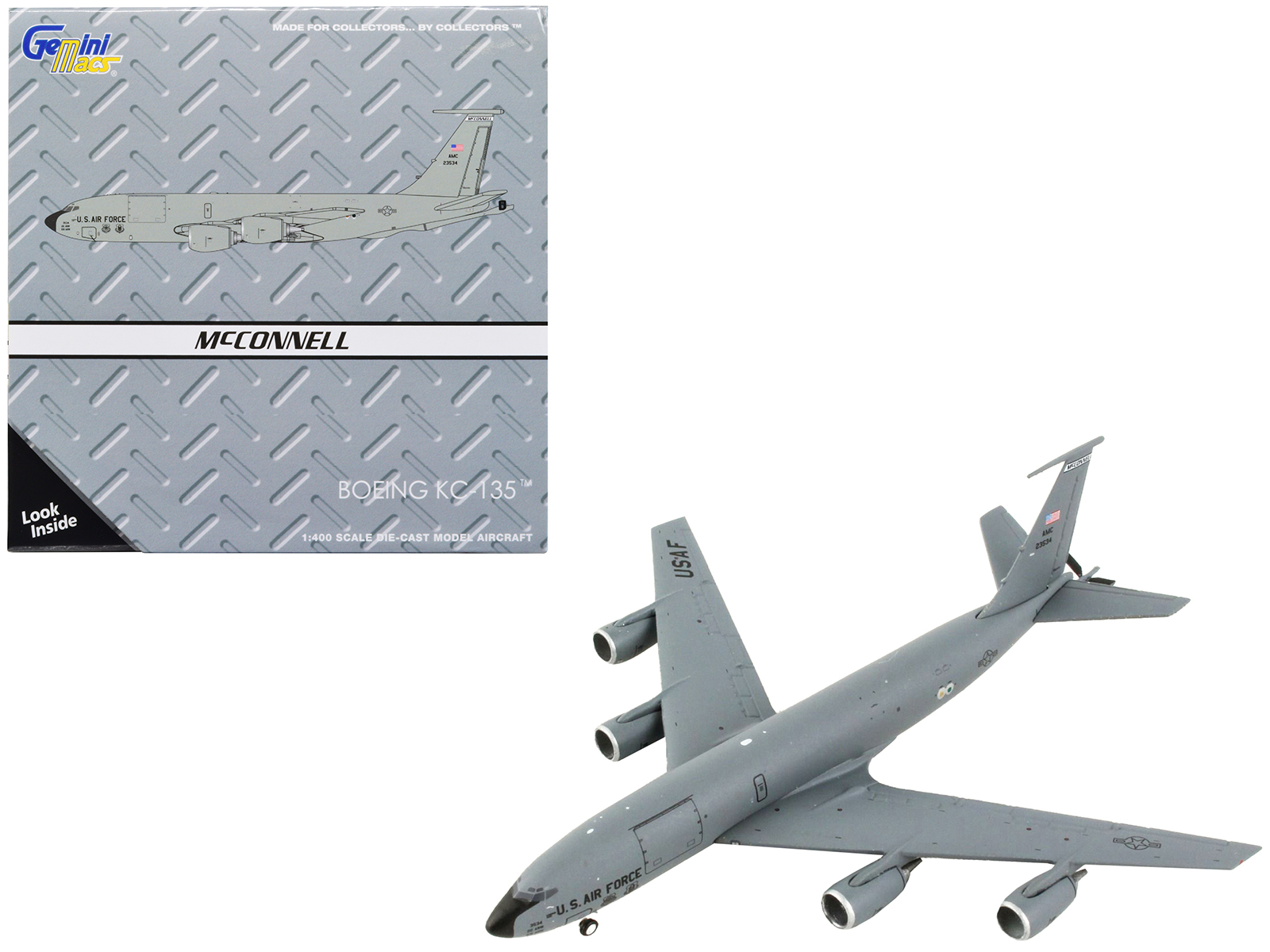 Boeing KC-135 Stratotanker Tanker Aircraft "459th ARW 756th ARS Andrews Air Force Base" United States Air Force "Gemini 200" Series 1/200 Diecast Model Airplane by GeminiJets