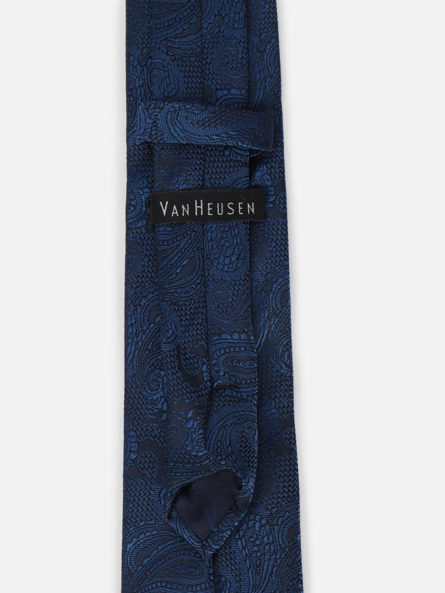 Van Heusen Navy Embroidered Tie