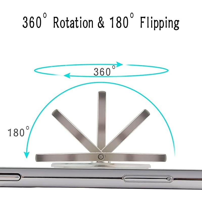 Phone Ring Holder 360 Rotation Finger Stand Grip Kickstand for Smartphones and Tablets Pineapple