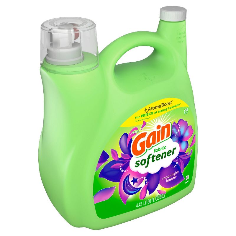 Gain Moonlight Breeze Liquid Fabric Conditioner (Fabric Softener) - 150 fl oz 