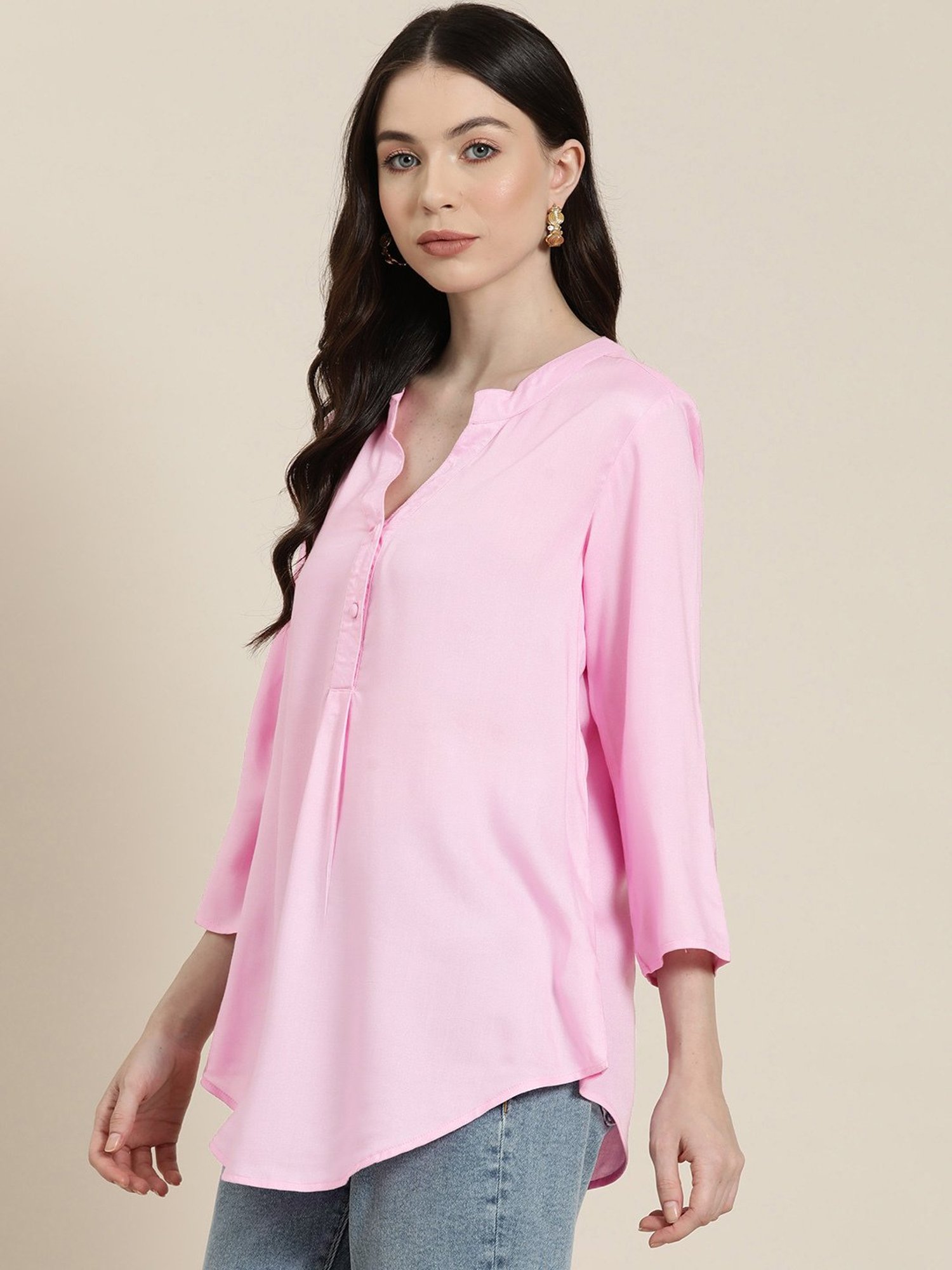 Qurvii Pink Top
