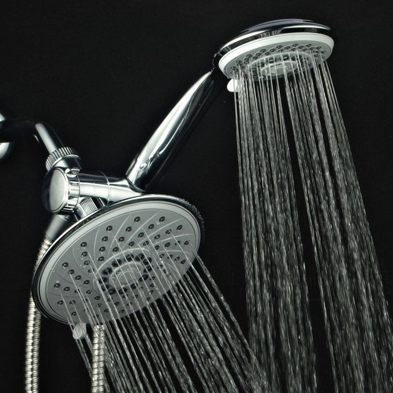 Aqua Dance 3 Way Rainfall Combo Showerhead Chrome - HoteSpa