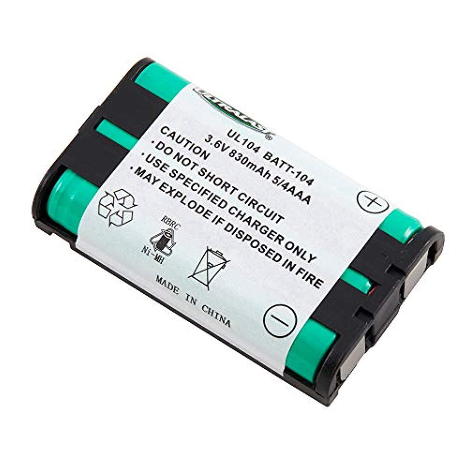 ultralast cordless telephone replacement battery for radio shack - 230-0968
