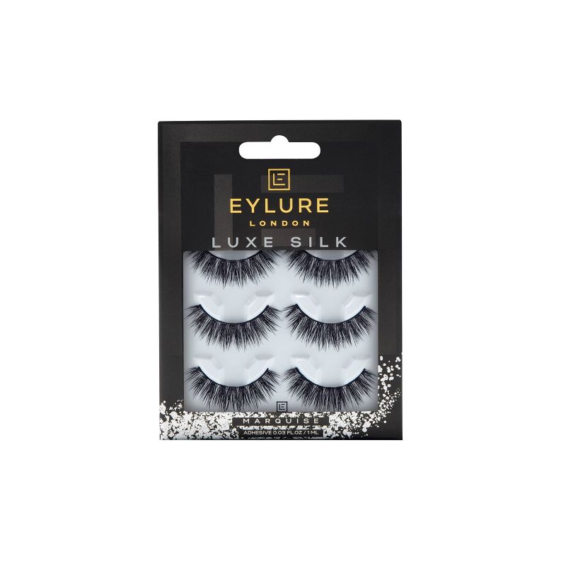 Eylure False Eyelashes Luxe Silk Marquise - 3pr