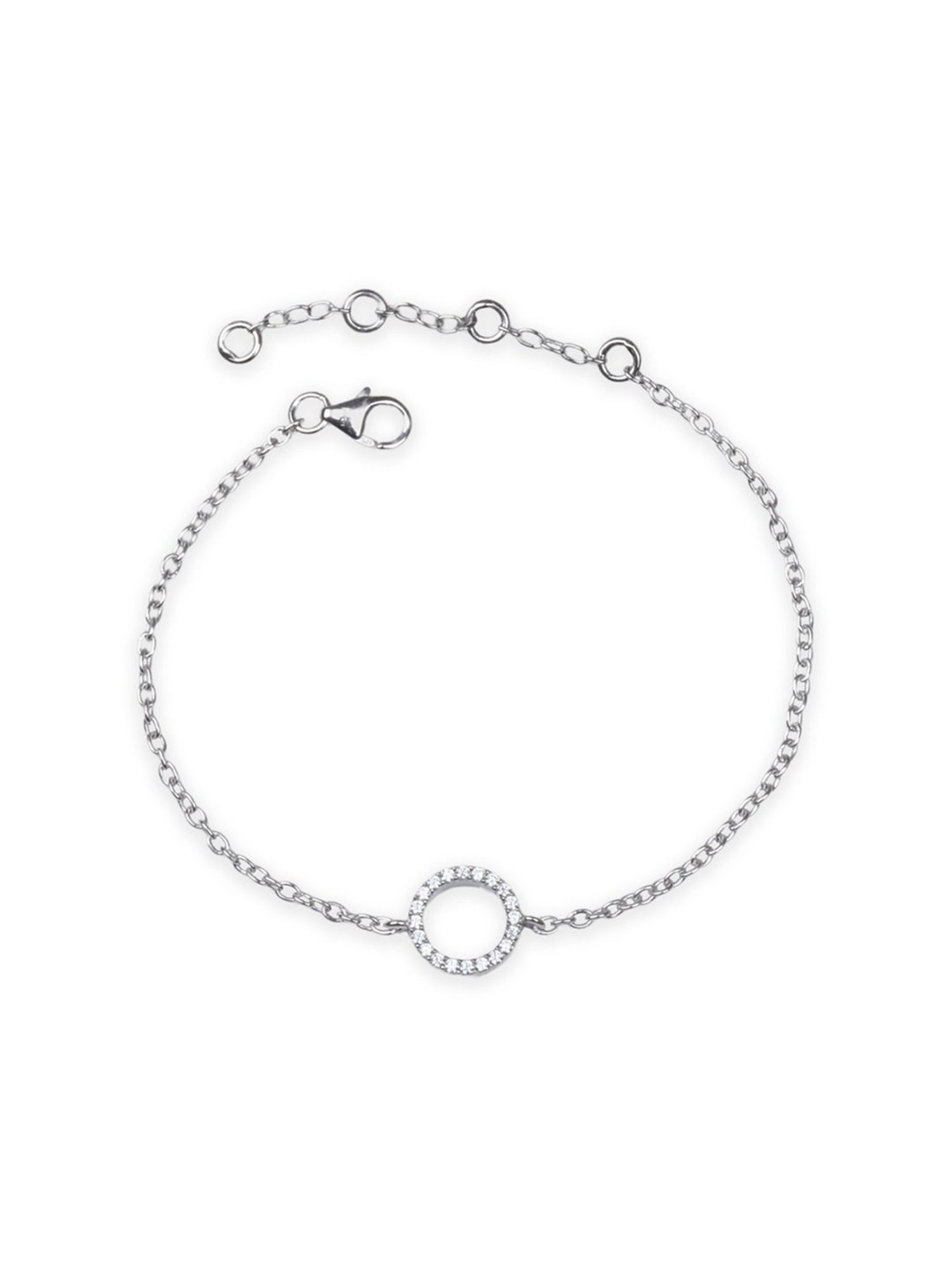 Clara 92.5 Sterling Silver Swarovski Zirconia Bracelet