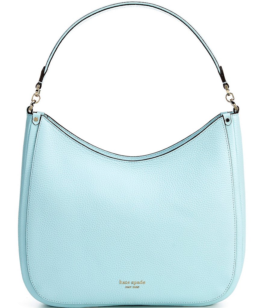 kate spade new york Pebbled Leather Roulette Large Hobo Bag