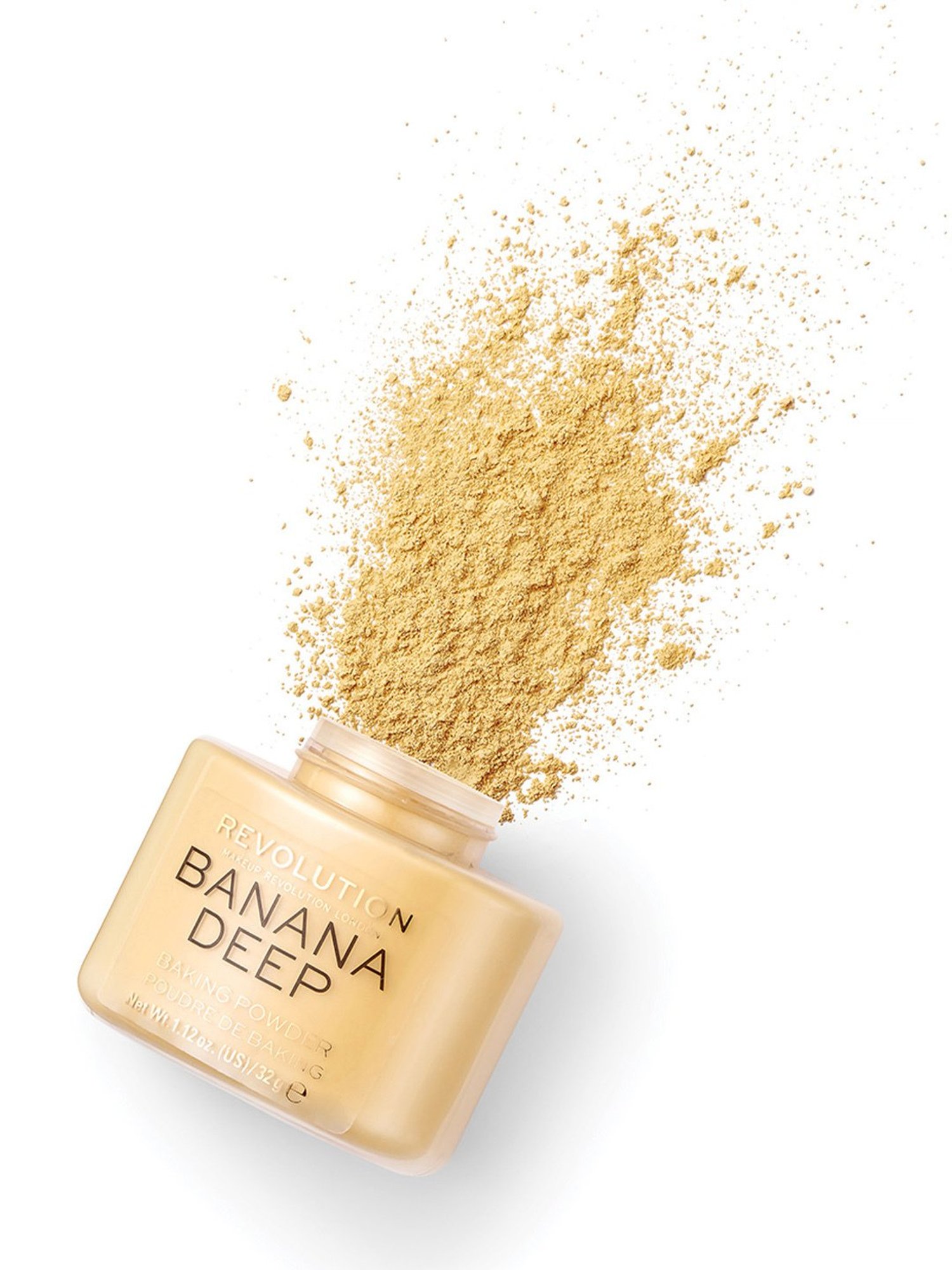 Makeup Revolution Loose Baking Powder Banana Deep - 32 gm