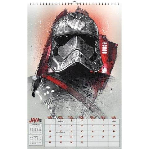 2018 STAR WARS EPISODE VIII LONG POSTER Wall Calendar size 11" X 17"