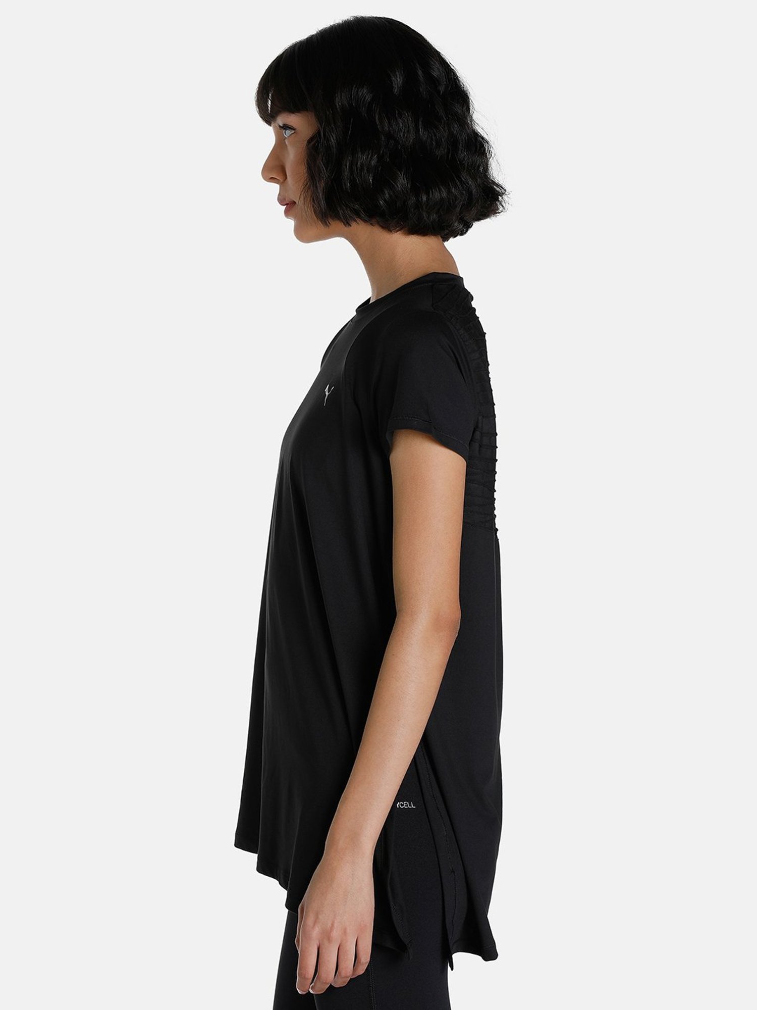Puma Maternity Black Regular Fit T-Shirt