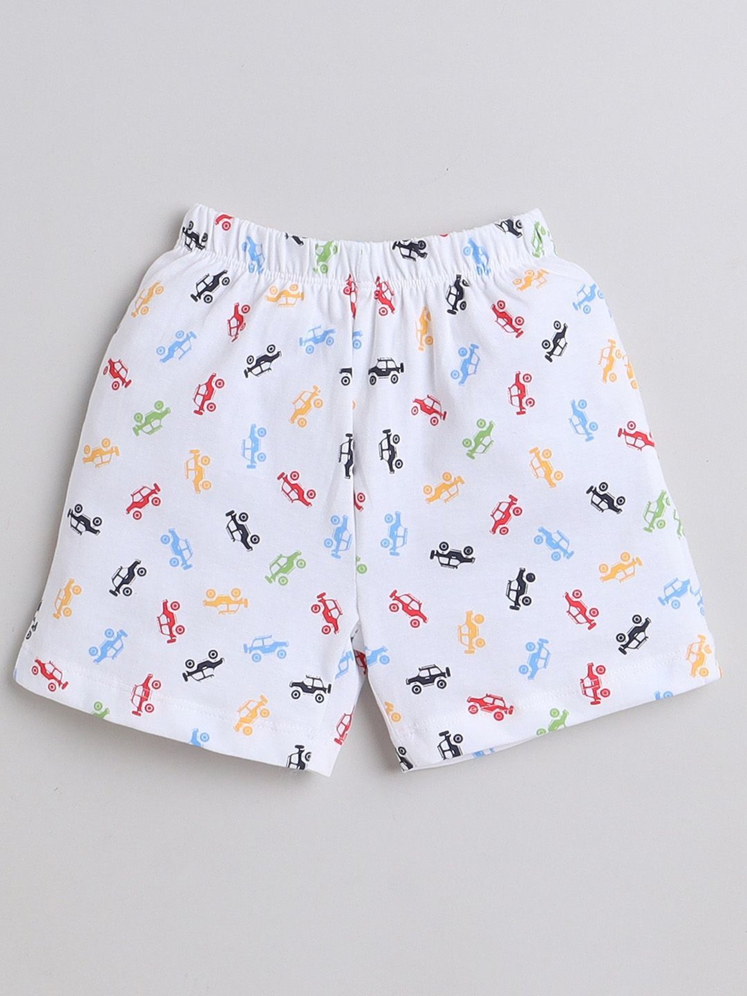 Bumzee Kids Multicolor Printed Shorts (Pack Of 3)