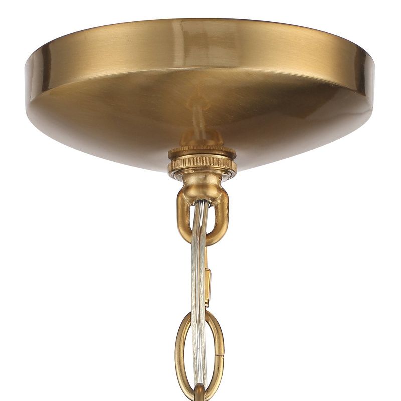 Possini Euro Design Persephone 24" Wide Warm Antique Brass Drum Pendant Light