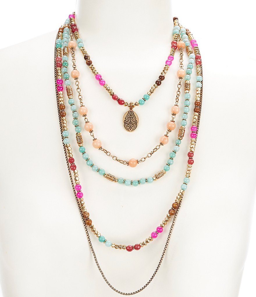 Patricia Nash Boho Beaded Necklace