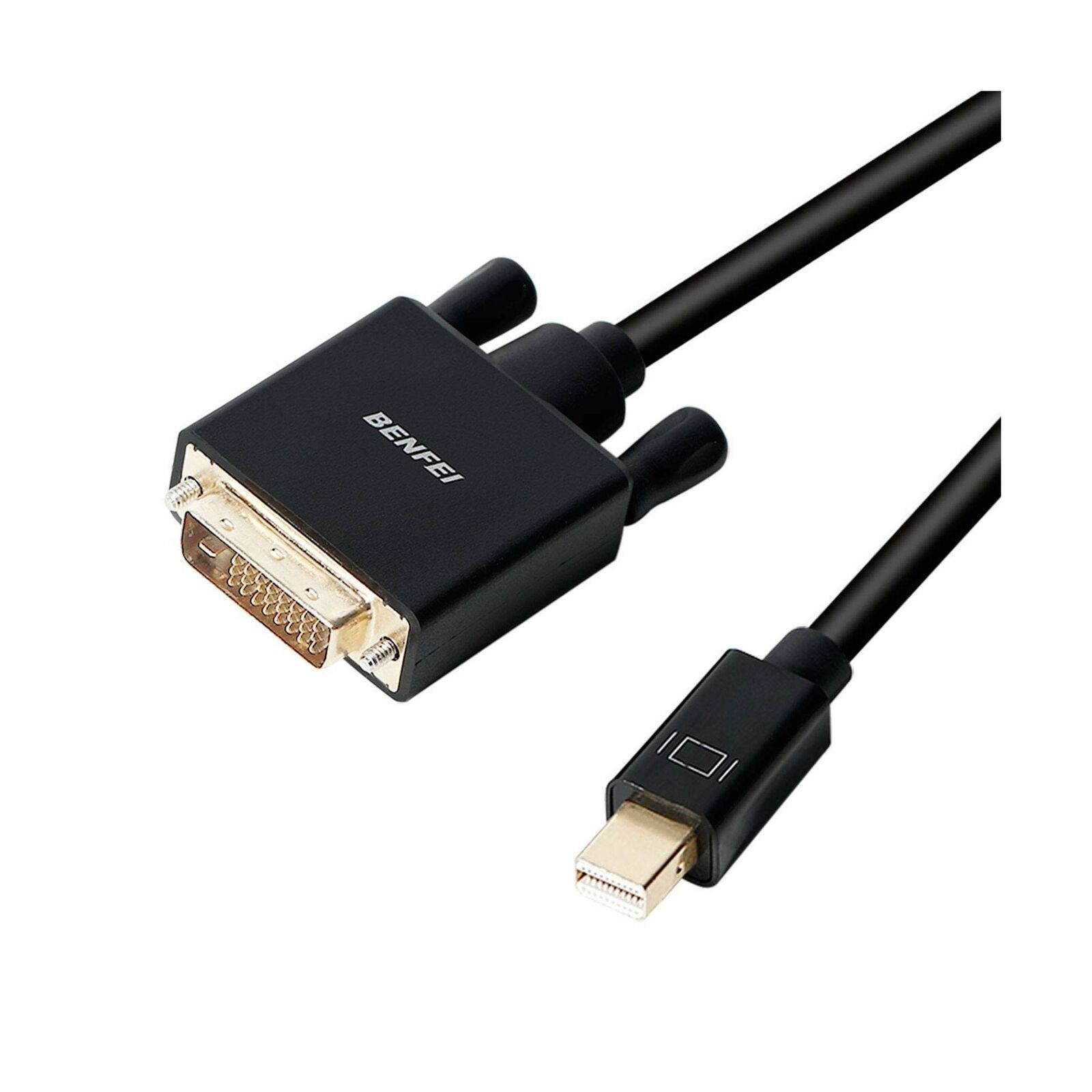 Mini DisplayPort to DVI Cable, Benfei Mini DisplayPort to DVI 6 Feet Cable (T...