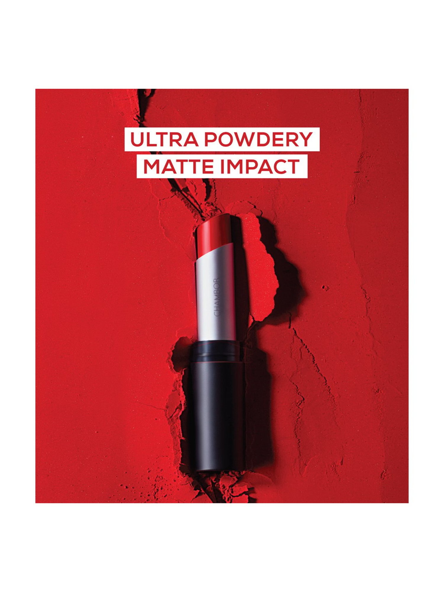 CHAMBOR Colour Studio Tres Matte Lipstick 244 Brittania Crush - 3.2 gm