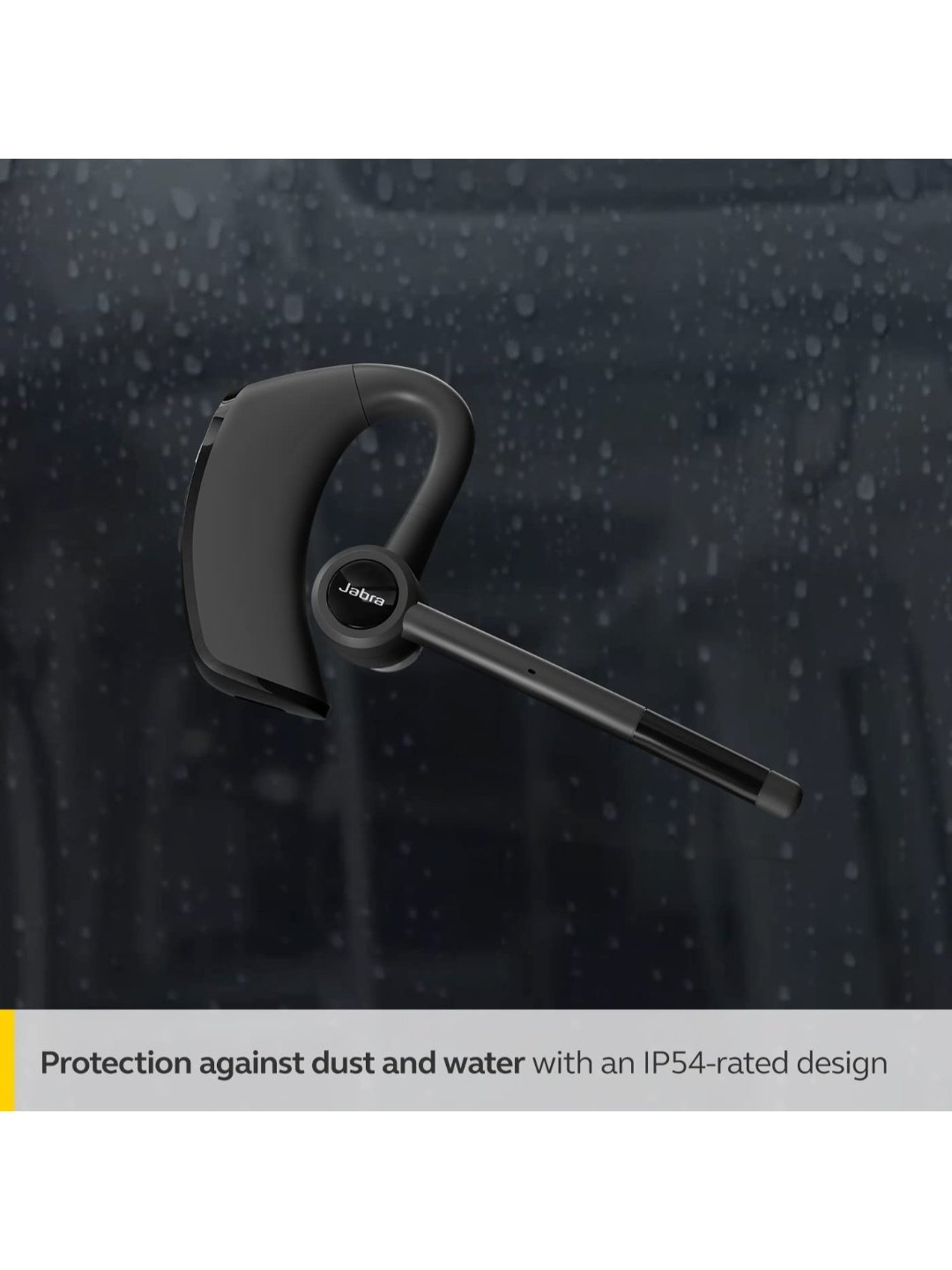 Jabra Talk 65 Mono In Ear Wireless Single Ear Earbuds with 2 Noise-Cancelling Mics (Black)