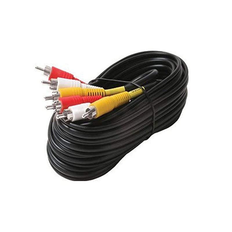 3RCA Composite VideoAudio Cable 6 Feet