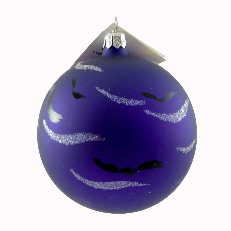 Laved Italian Ornaments Haunted House Ball Pumpkins Halloween Moon  -  Tree Ornaments