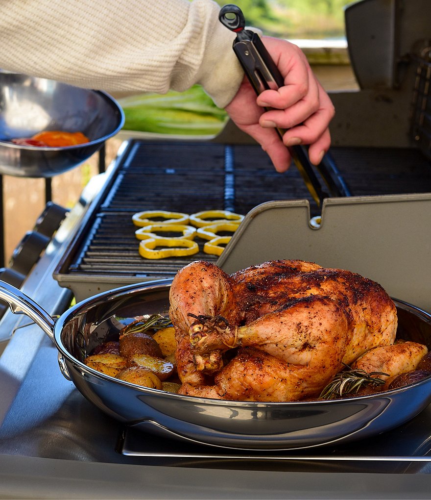 Hestan NanoBond Titanium Stainless Steel Skillet/Fry Pan, 12.5#double;