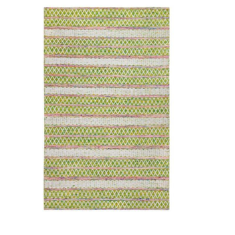 Stripe Woven Area Rug 5'X8' - Anji Mountain