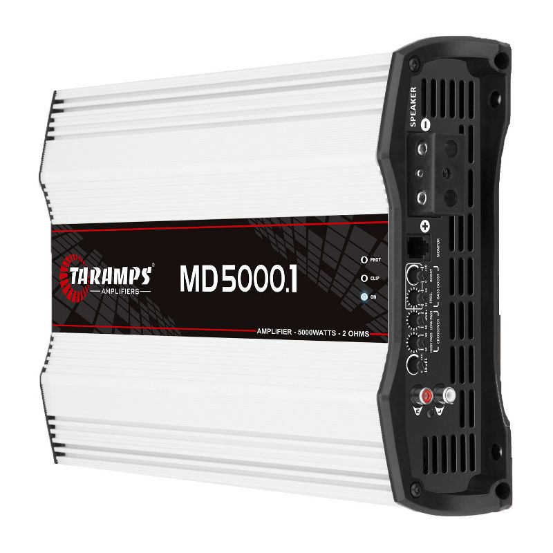 Taramps 900816 Class D MD 5000.1 5000 Watt RMS 2 Ohms Automotive Sound Systems Mono Full Range Speaker Amplifier with Built In Thermal Protection