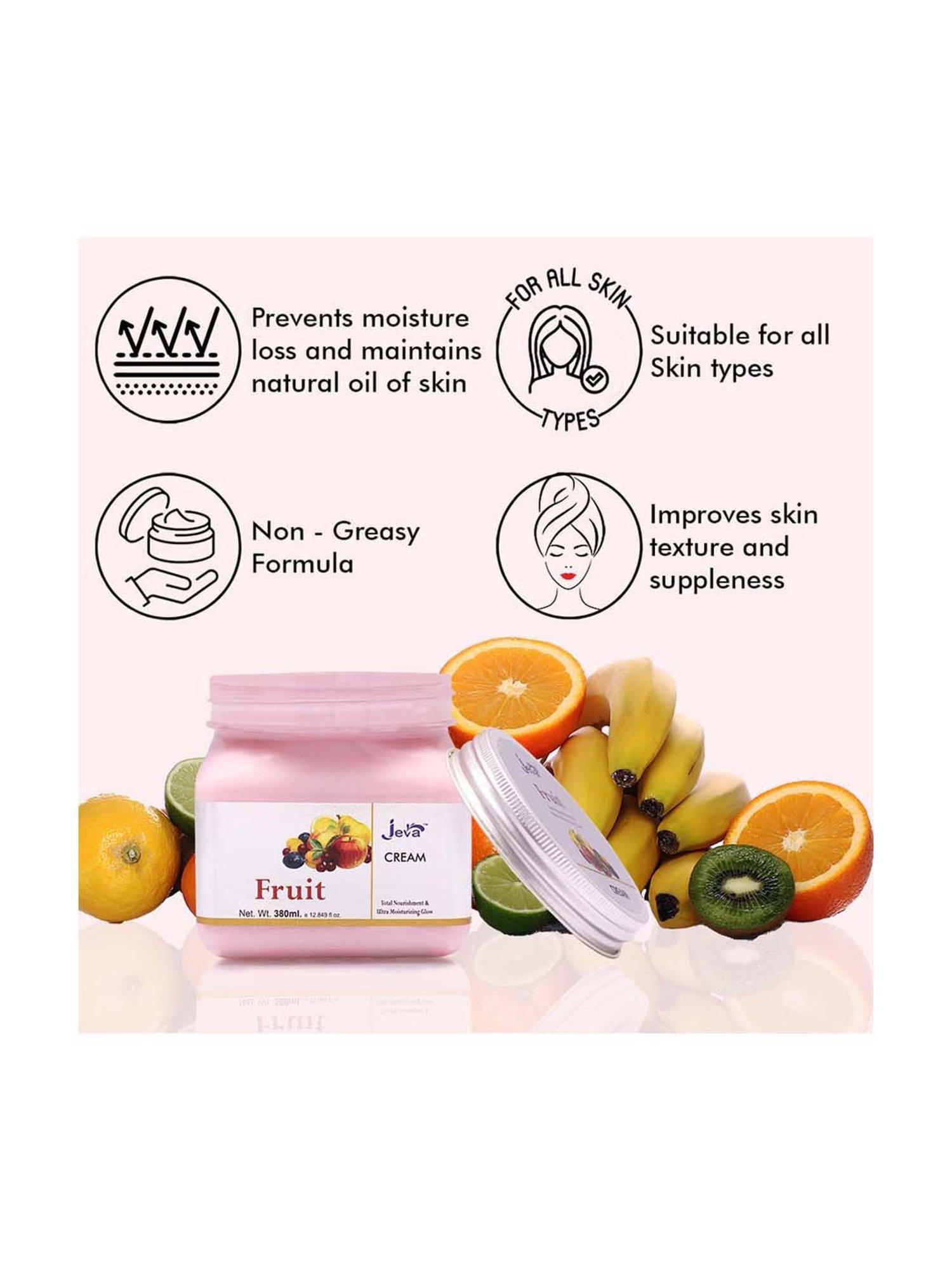 Fruit Total Nourishment & Ultra Moisturizing Cream - 380 ml