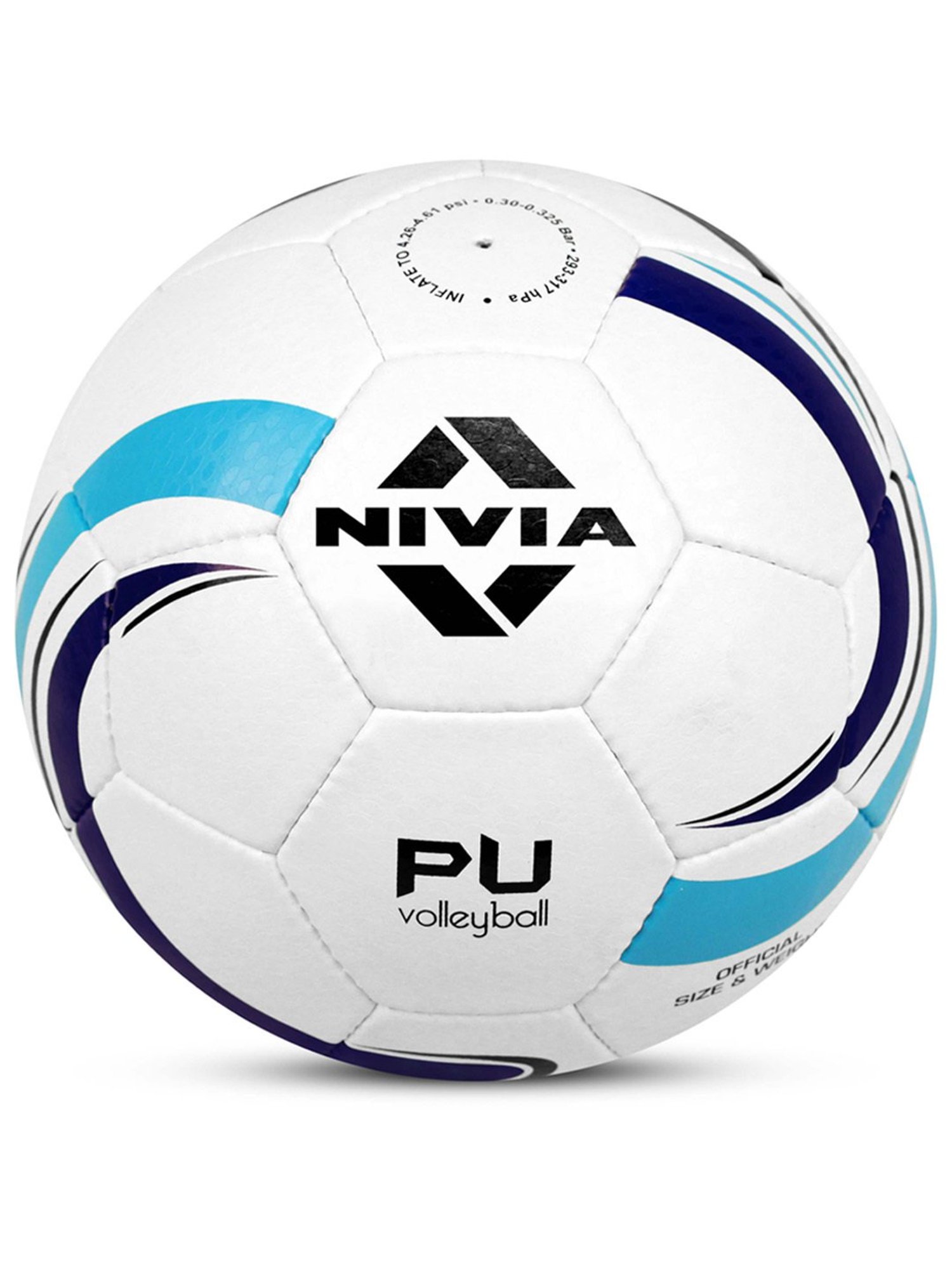 Nivia PU Volleyball (White) Size - 4