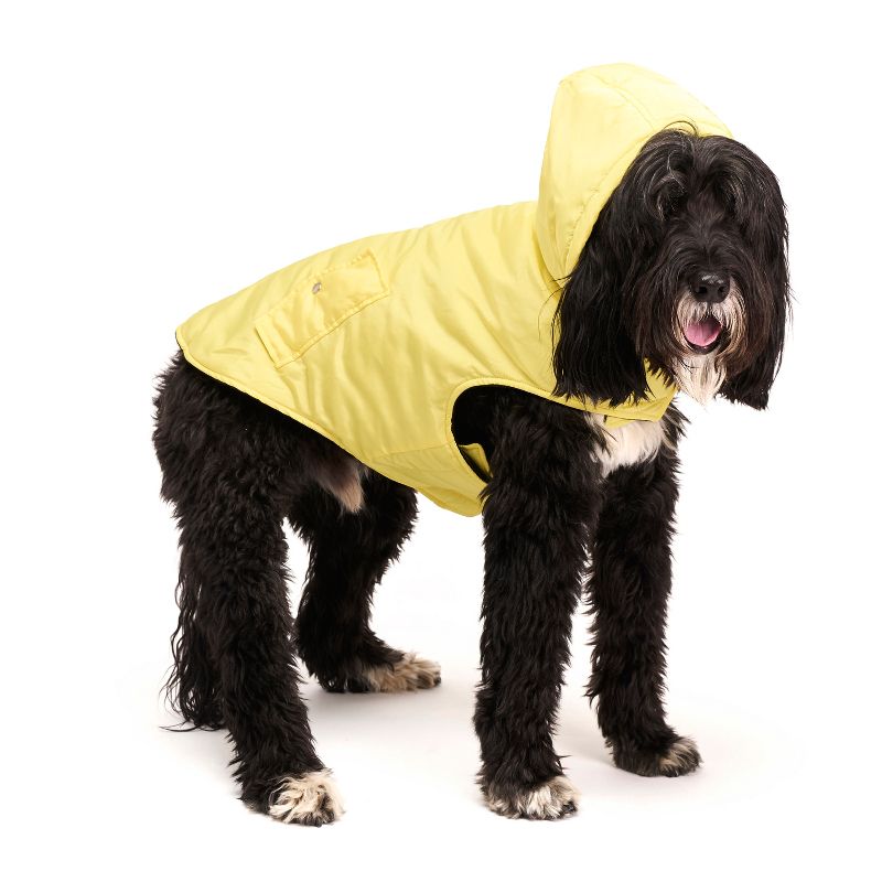 Royal Animals Dog and Cat Coat with Removable Hood - Yellow - S