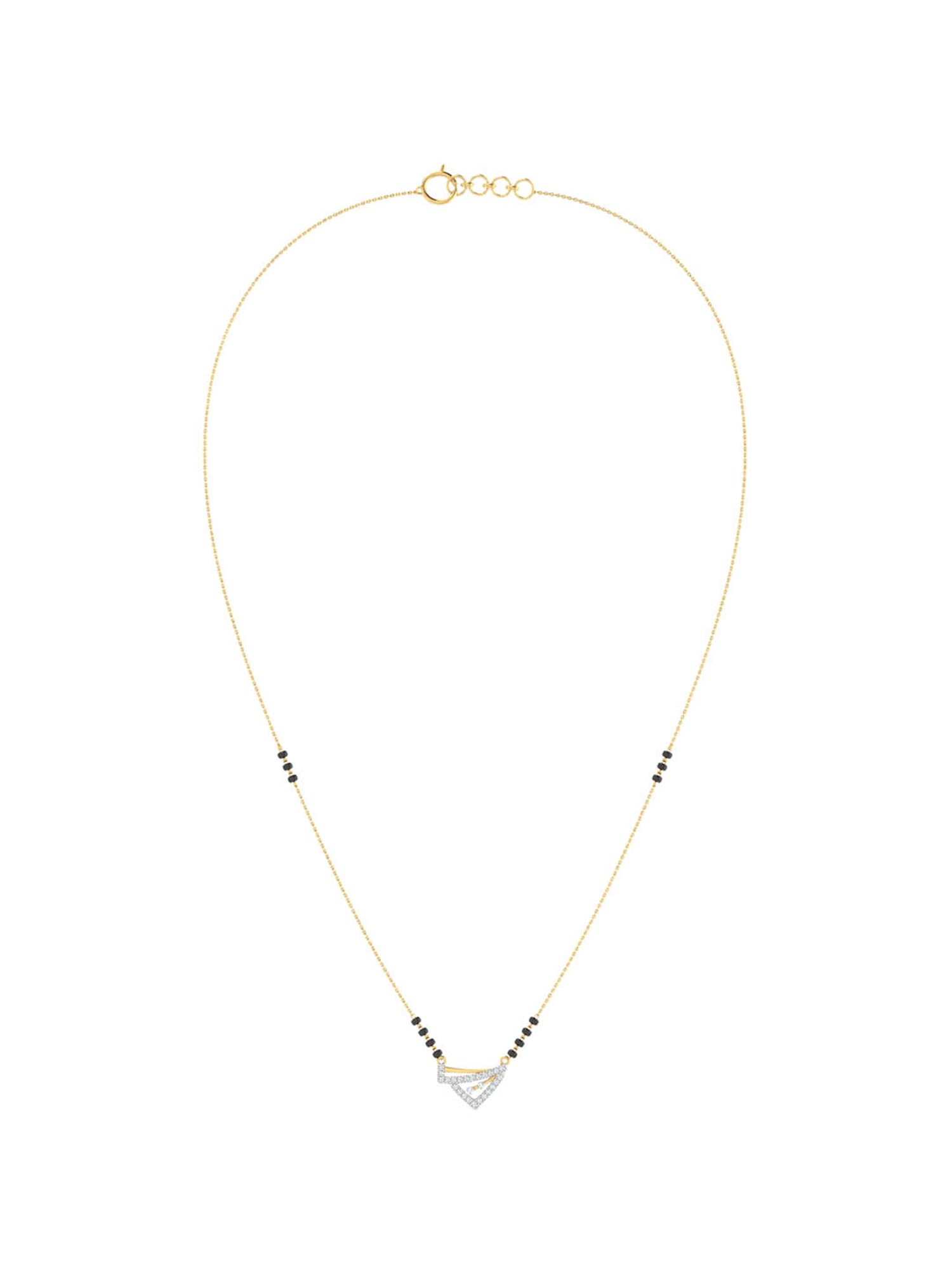 Waman Hari Pethe Jewellers 18k Gold & Diamond Mangalsutra for Women