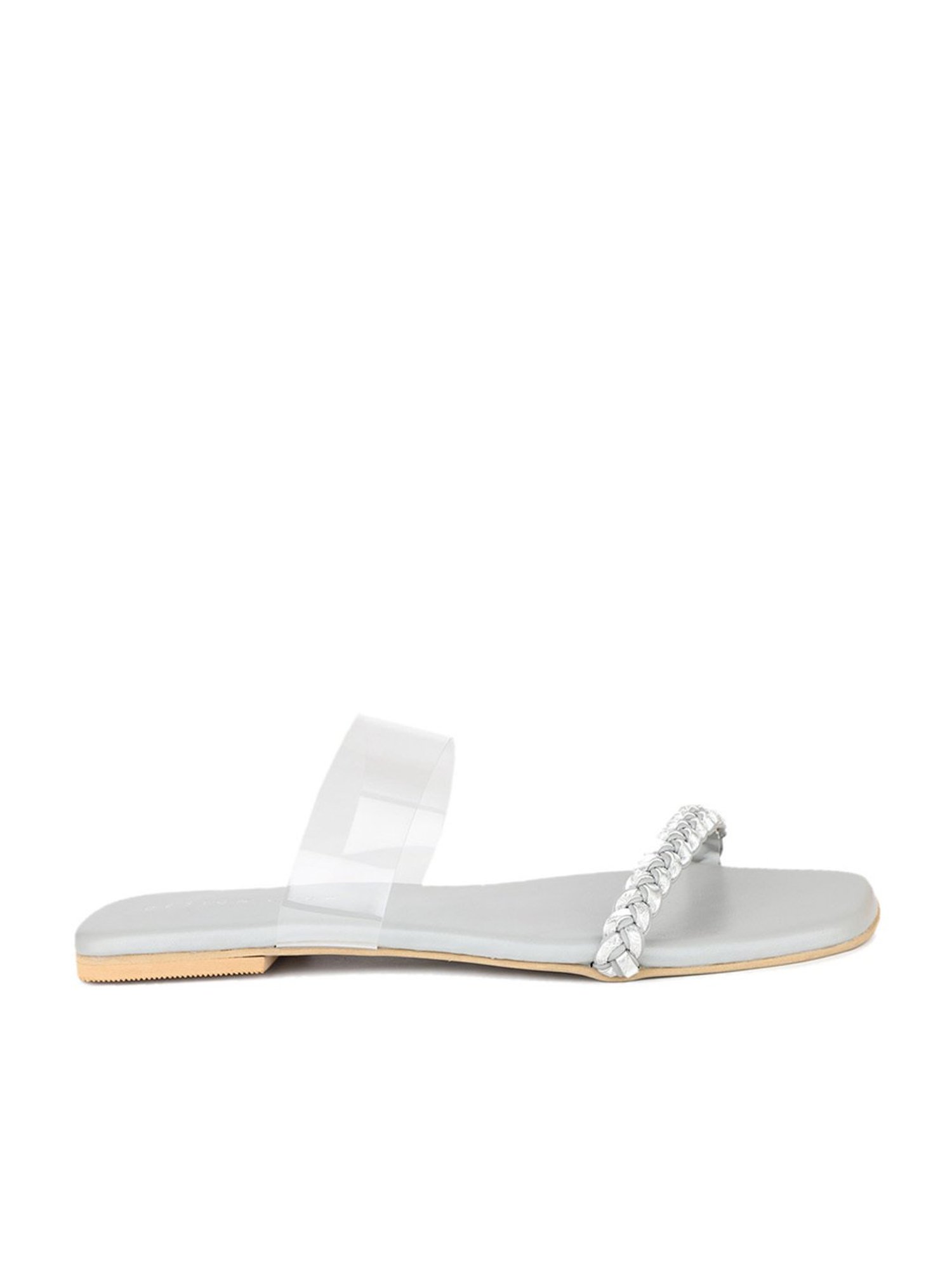 Design Crew Women's Grey Casual Sandals