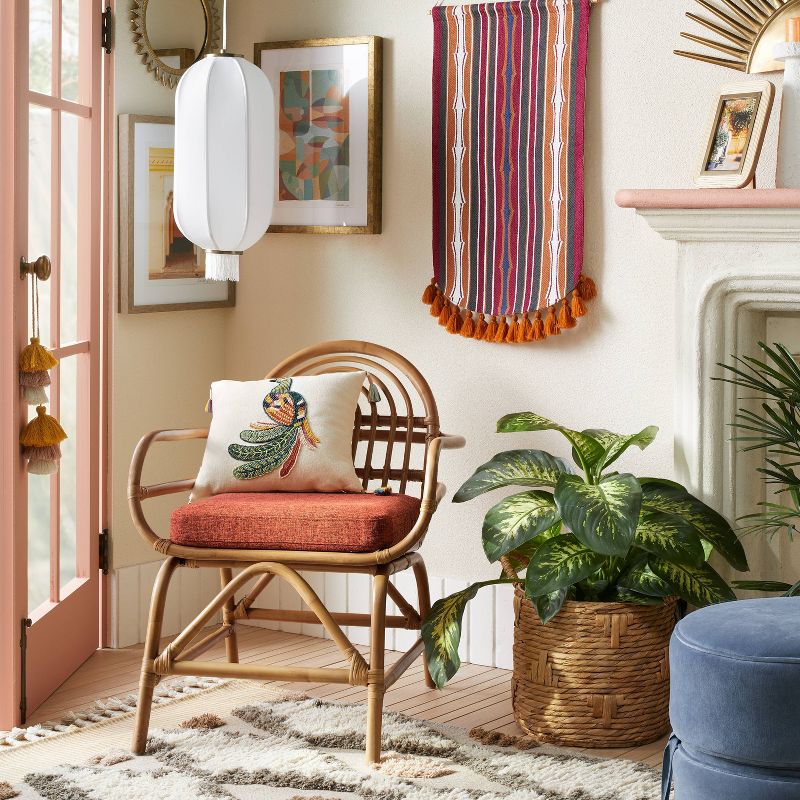 Azure Rattan Armchair with Cushion Terracotta - Opalhouse™ designed with Jungalow™