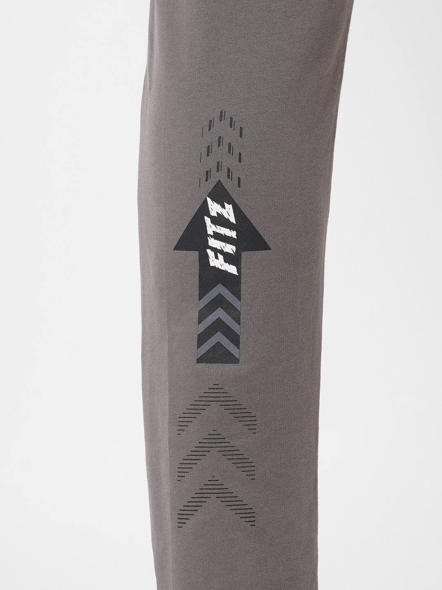 Fitz Charcoal Grey Slim Fit Trackpants