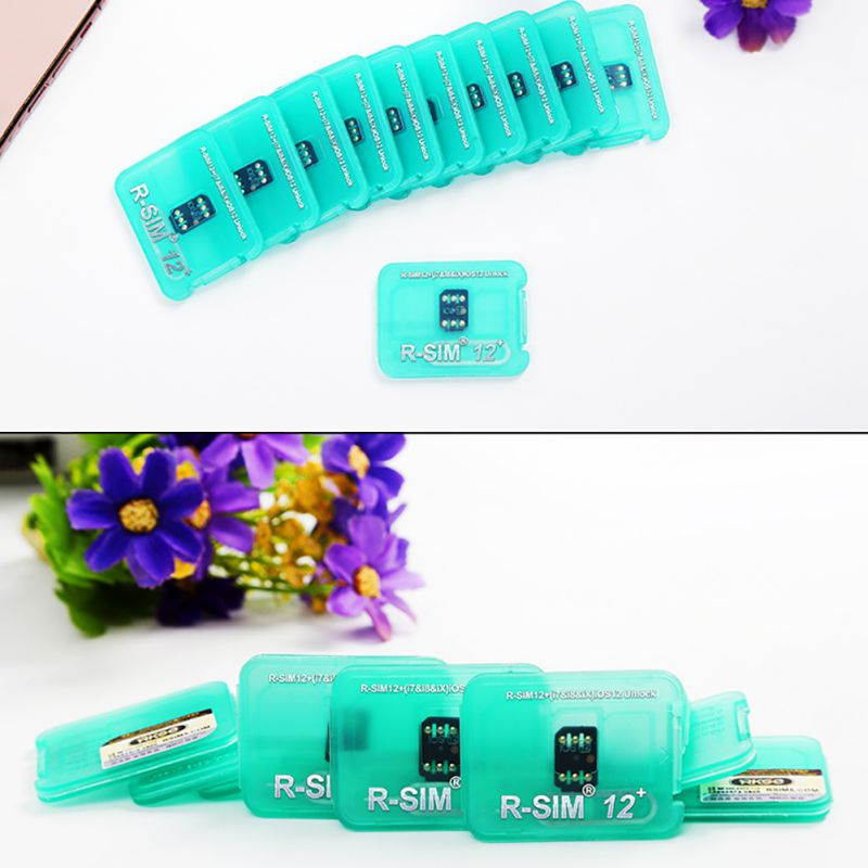 R-SIM12 Plus V16 2019 Unlock Card Small Adapter Smart Phone Accessory For IPhone X/8/7/6/6s/5s/ 4G IOS