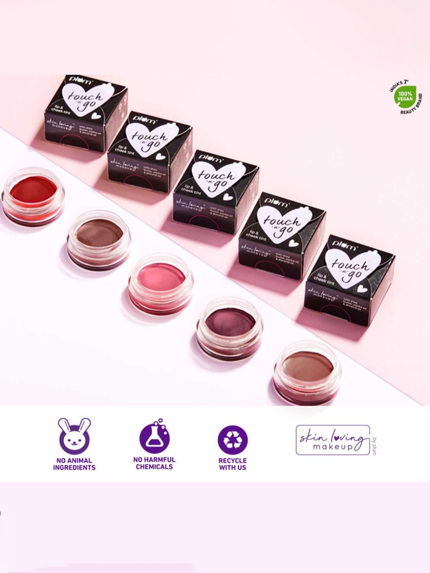 Gush Play Tint 2 In 1 Lip & Cheek Tint Jaw Breaker - 5 gm