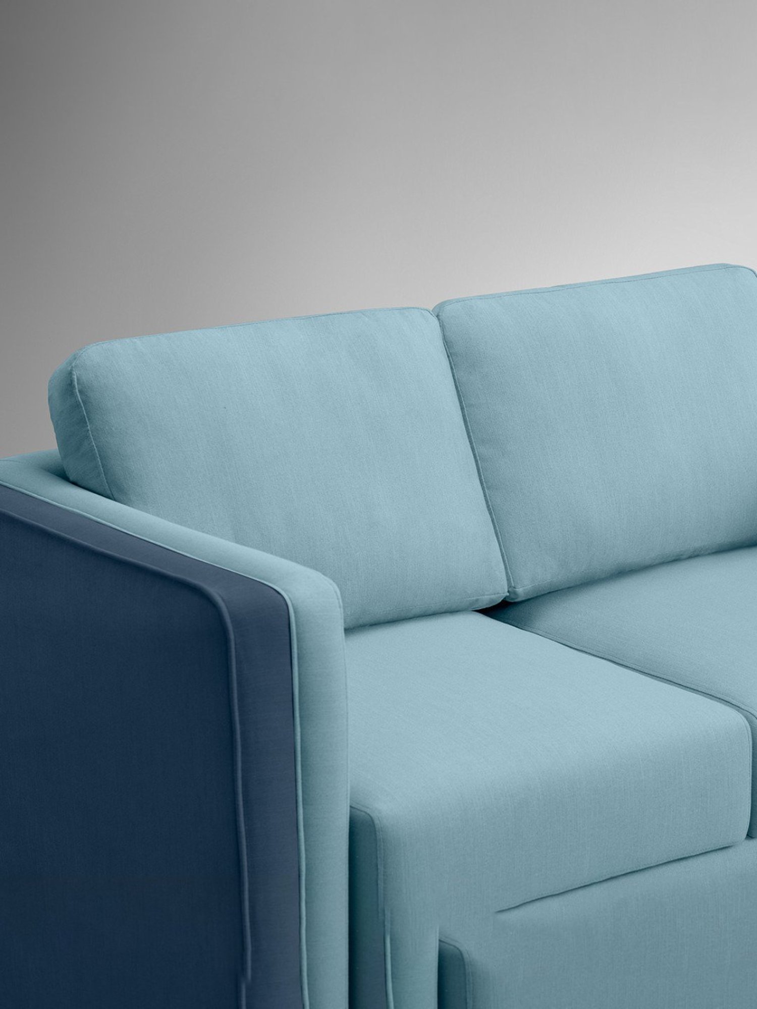 Sleepyhead Mojo Funky Blue Fabric 2 Seater Sofa
