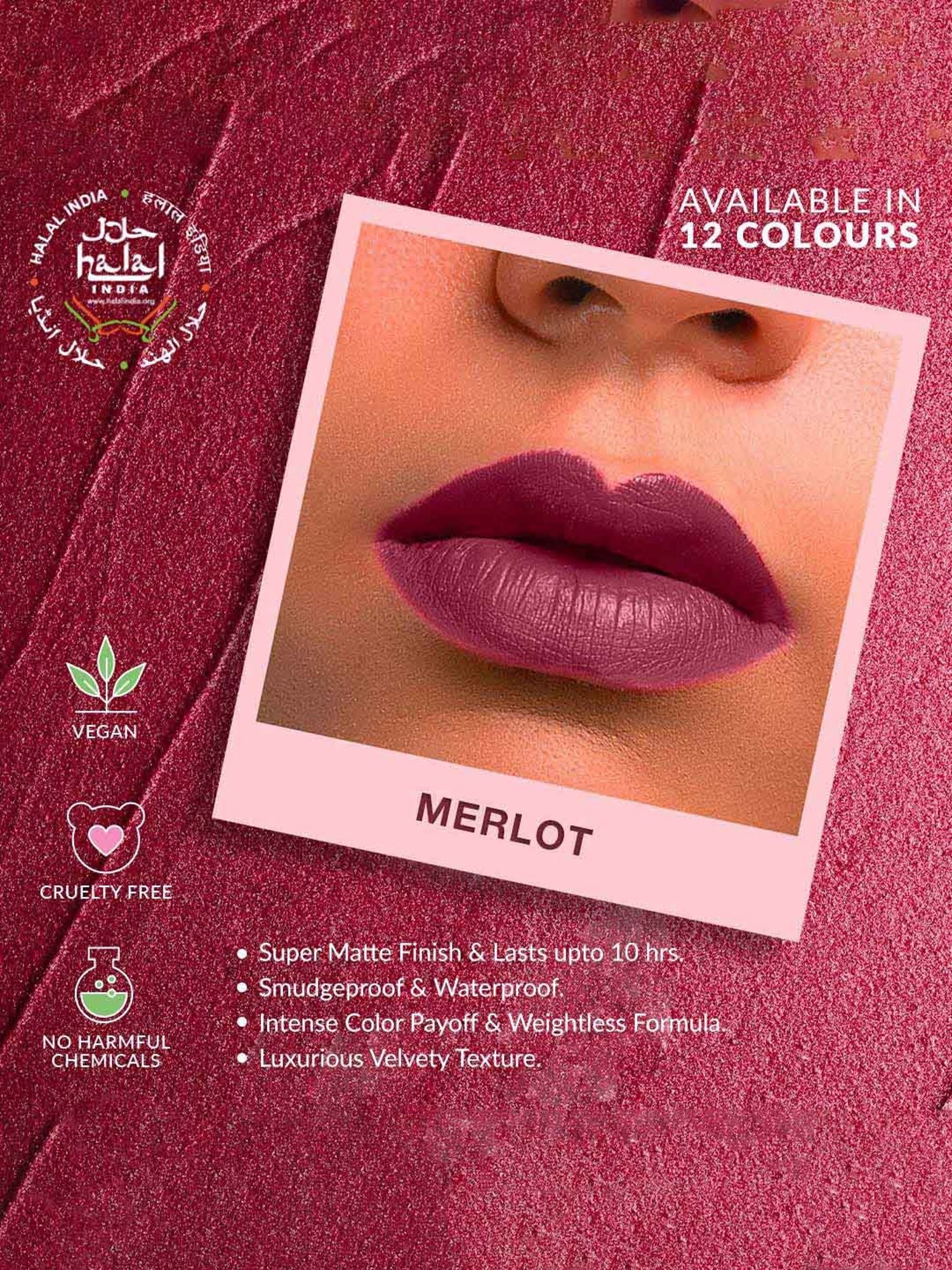 Littmuss O' It's Matte Liquid Lipstick Merlot - 2.5 ml