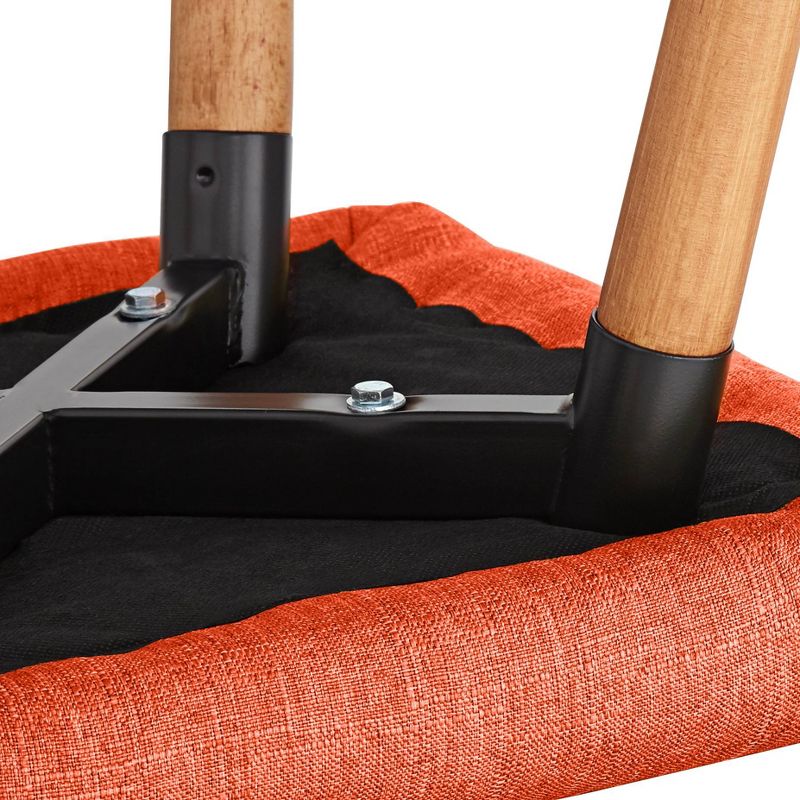 55 Downing Street Nelson Orange Fabric Dining Chair