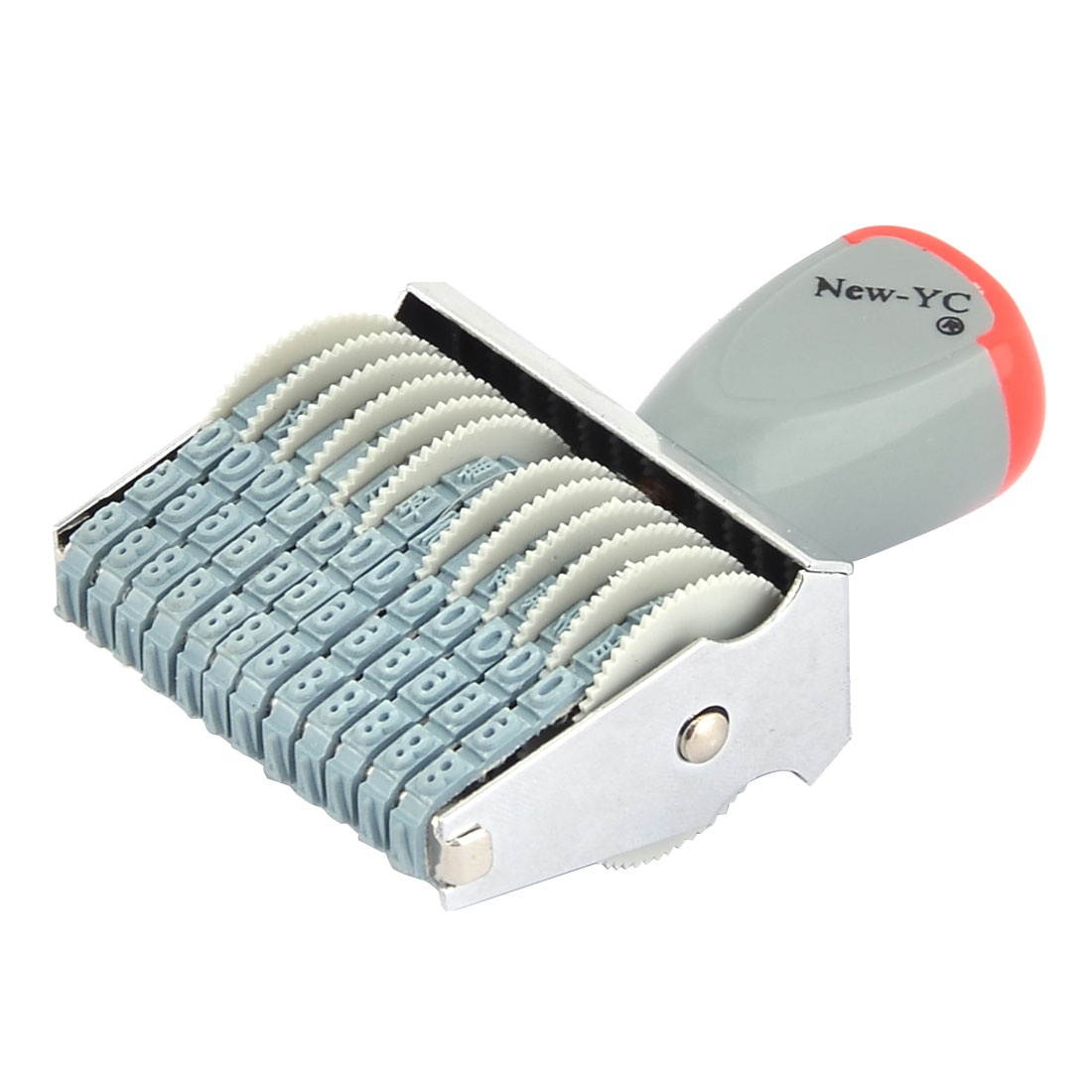Office Rubber 12 Band Rolling Wheel 0-9 Digit Date Printer Numbering Stamp