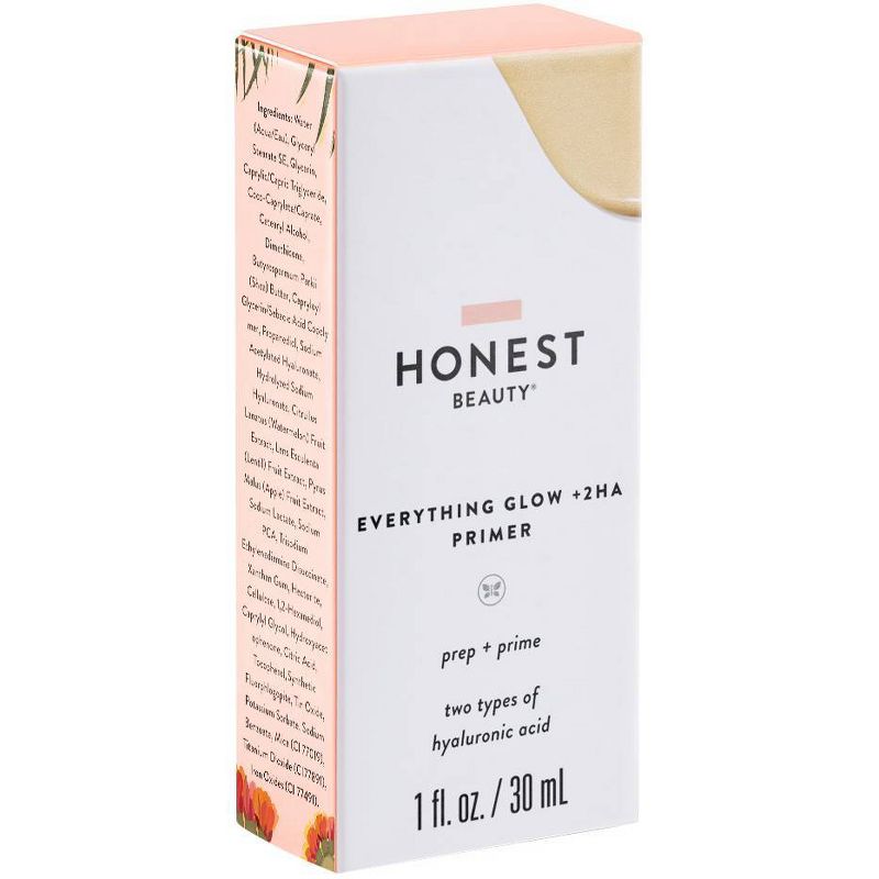 Honest Beauty Everything Glow + 2HA Primer with Hyaluronic Acid - 1.0 fl oz
