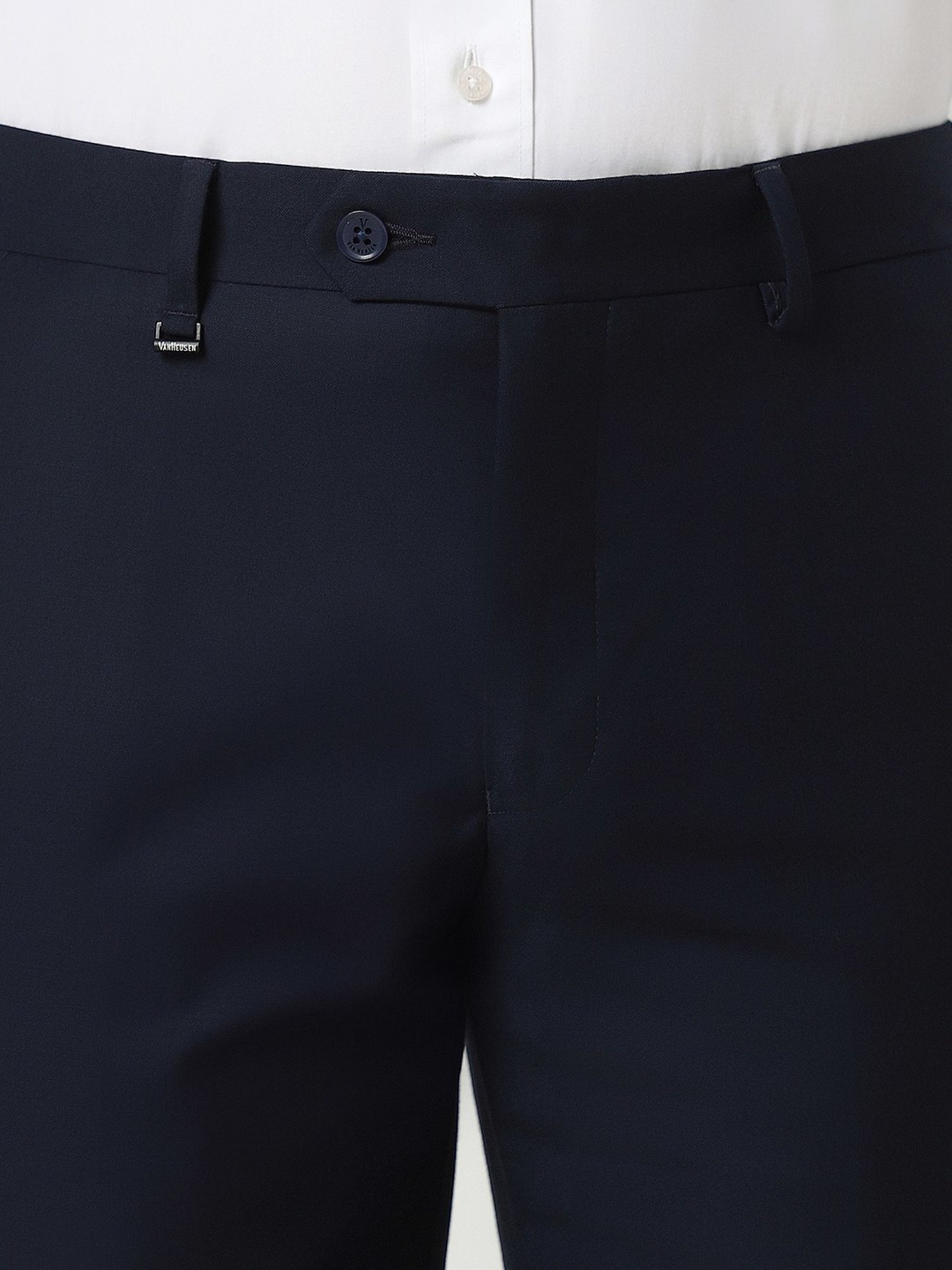 Van Heusen Navy Slim Fit Trousers