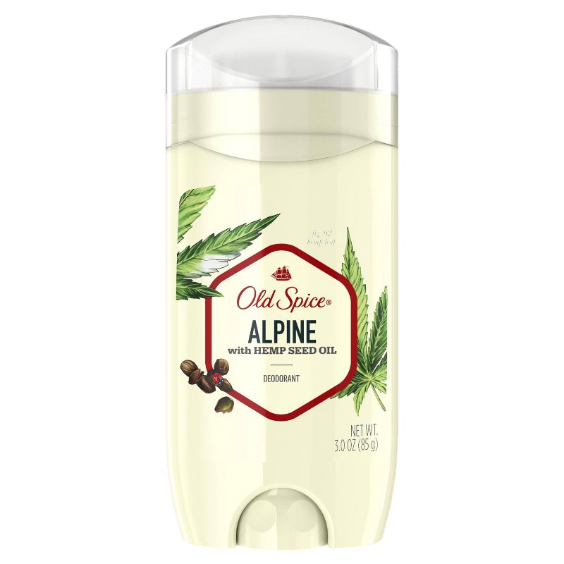 Old Spice Men's Deodorant Alpine with Hemp Seed Oil - 3oz