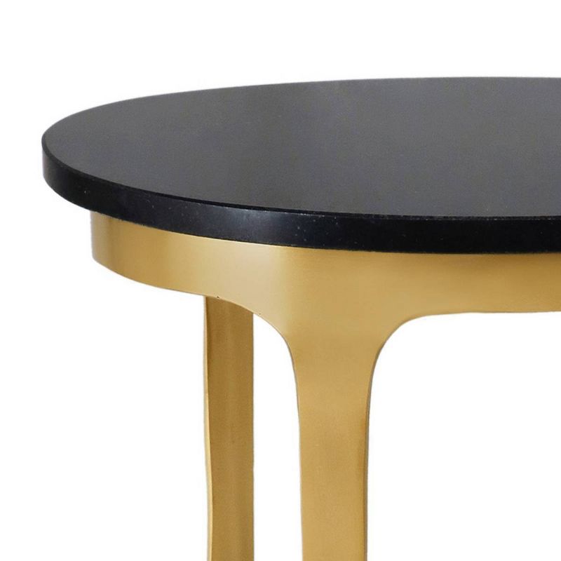 Oaklynn Oval Accent Table Black/Gold - Carolina Chair & Table