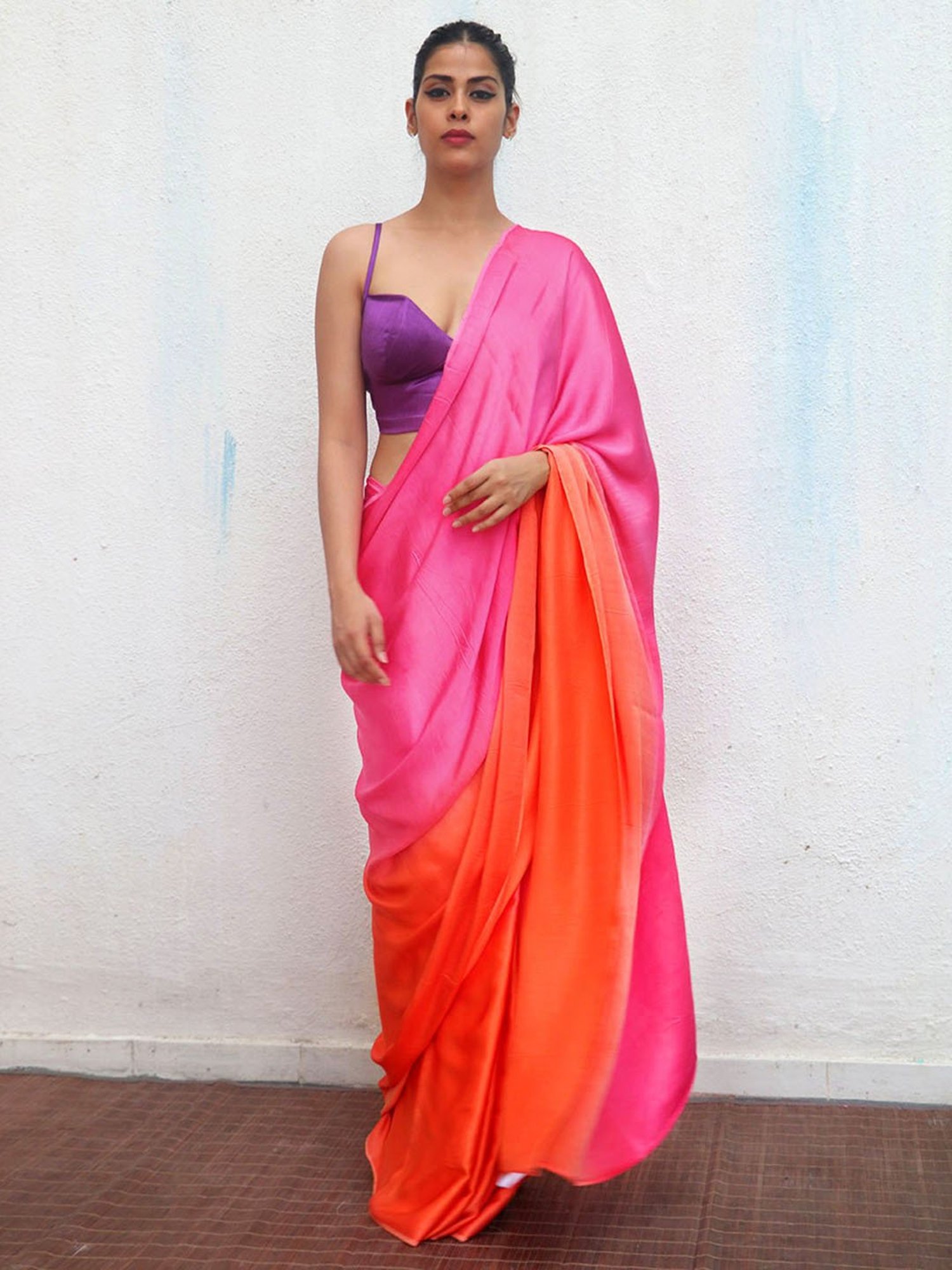 Chidiyaa Jhelum Modal Silk Saree - SFLAR