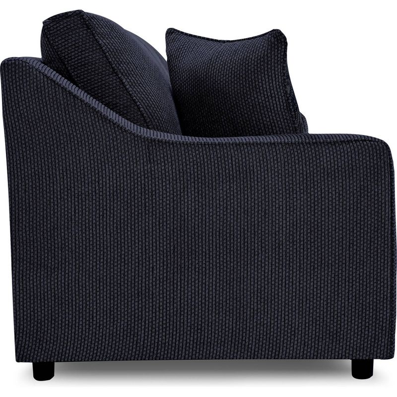 Clark Three Seat Sofa Dark Blue - True Seating