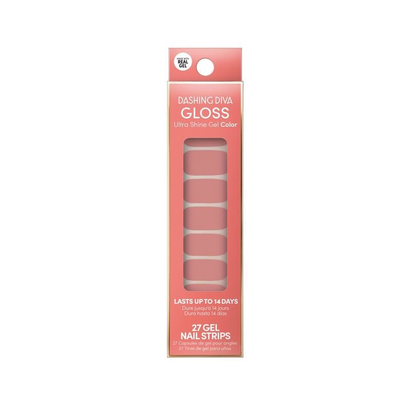 Dashing Diva Gloss Ultra Shine Gel Color Nail Art - Rose Quartz