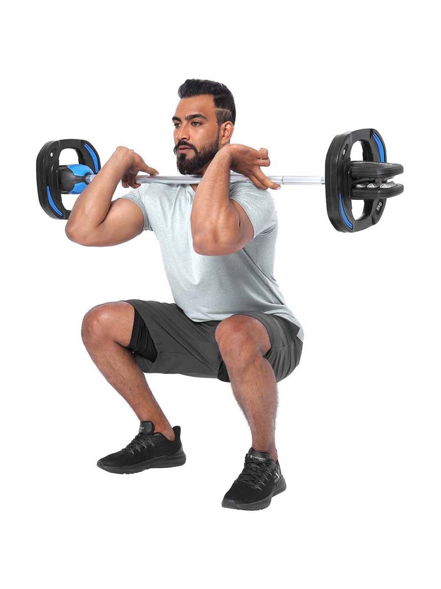 Protoner Gym Gloves with Padded Palm and Wrist Support (Black)