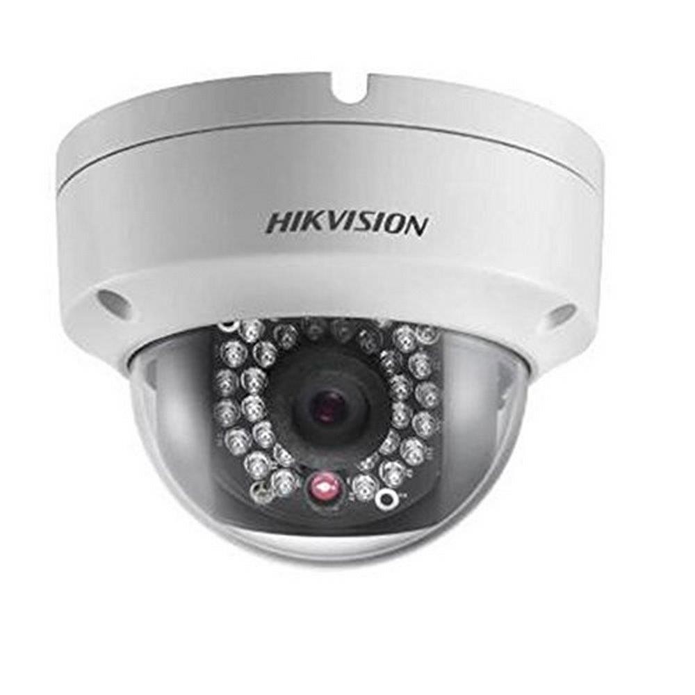 Hikvision DS-2CD2120F-I Fixed Dome CMOS HD Camera 2MP 1920X1080p, 4mm Lens, PoE, IR LEDs Up to 30 Meters, IP66