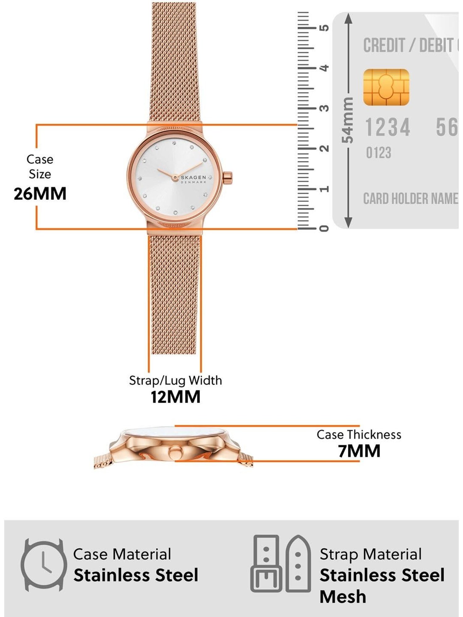 Skagen SKW2665 Freja Analog Watch for Women