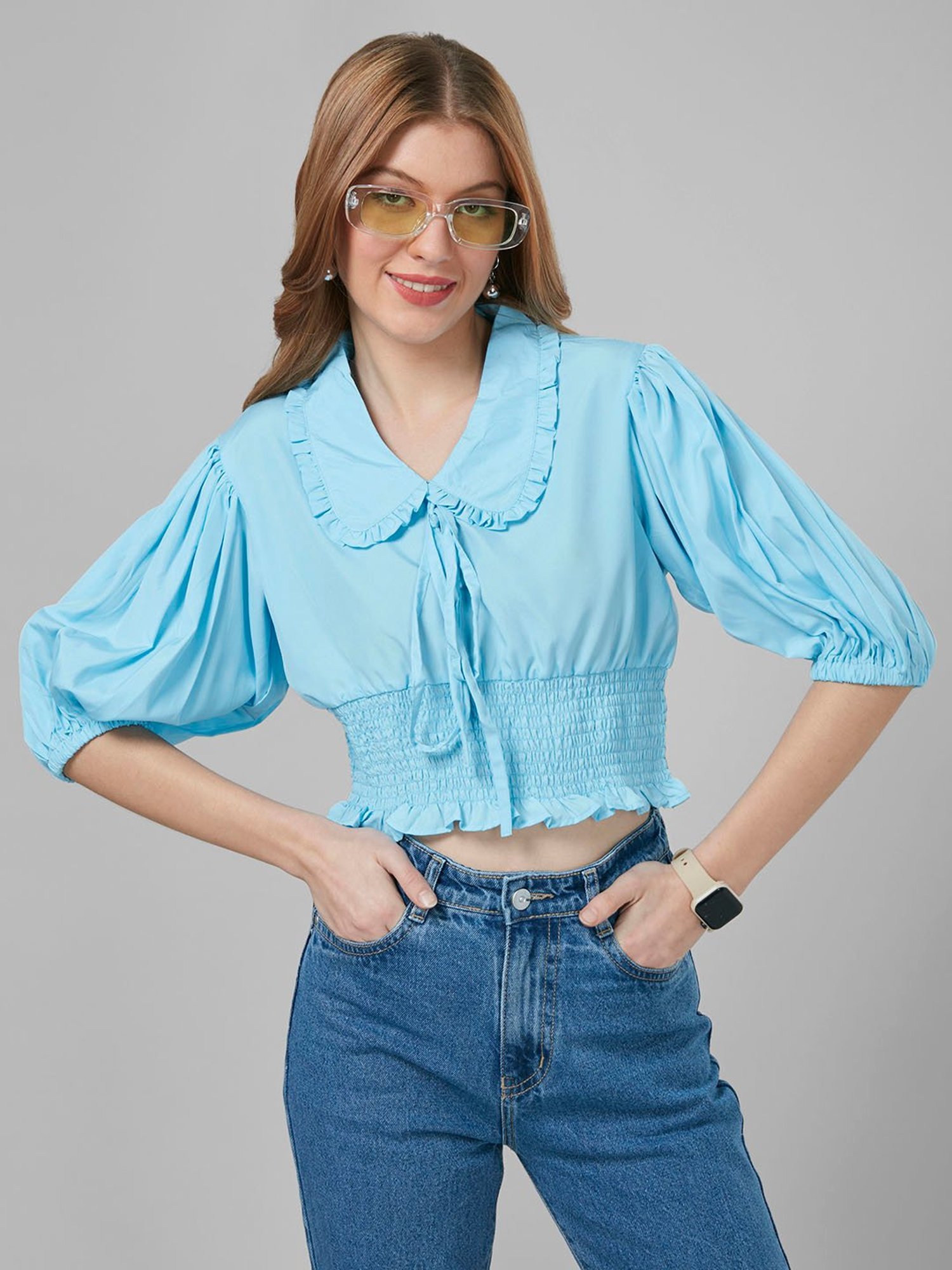 Style Quotient Blue Top
