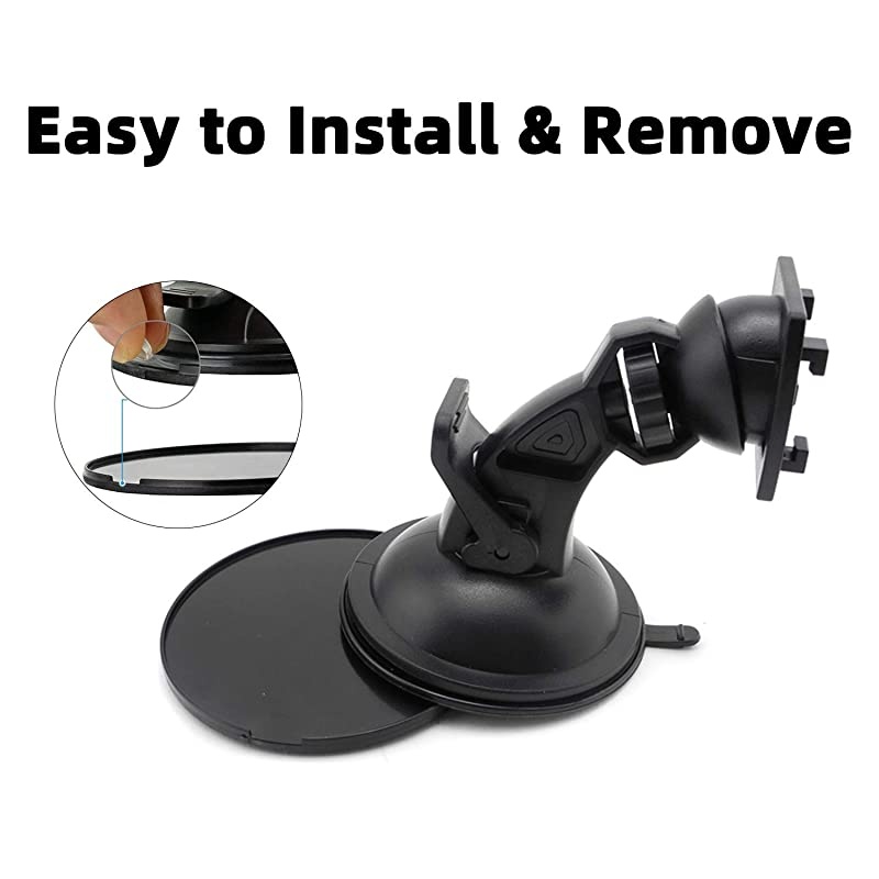 Dashboard Adhesive Mounting Disk Circular Adhesive Sticky Suction Cup Base Adapter Plate for Car Dash Cam Garmin Tomtom GPS Nav Smartphone Console Disc 2 Pcs Diameter 28 inch